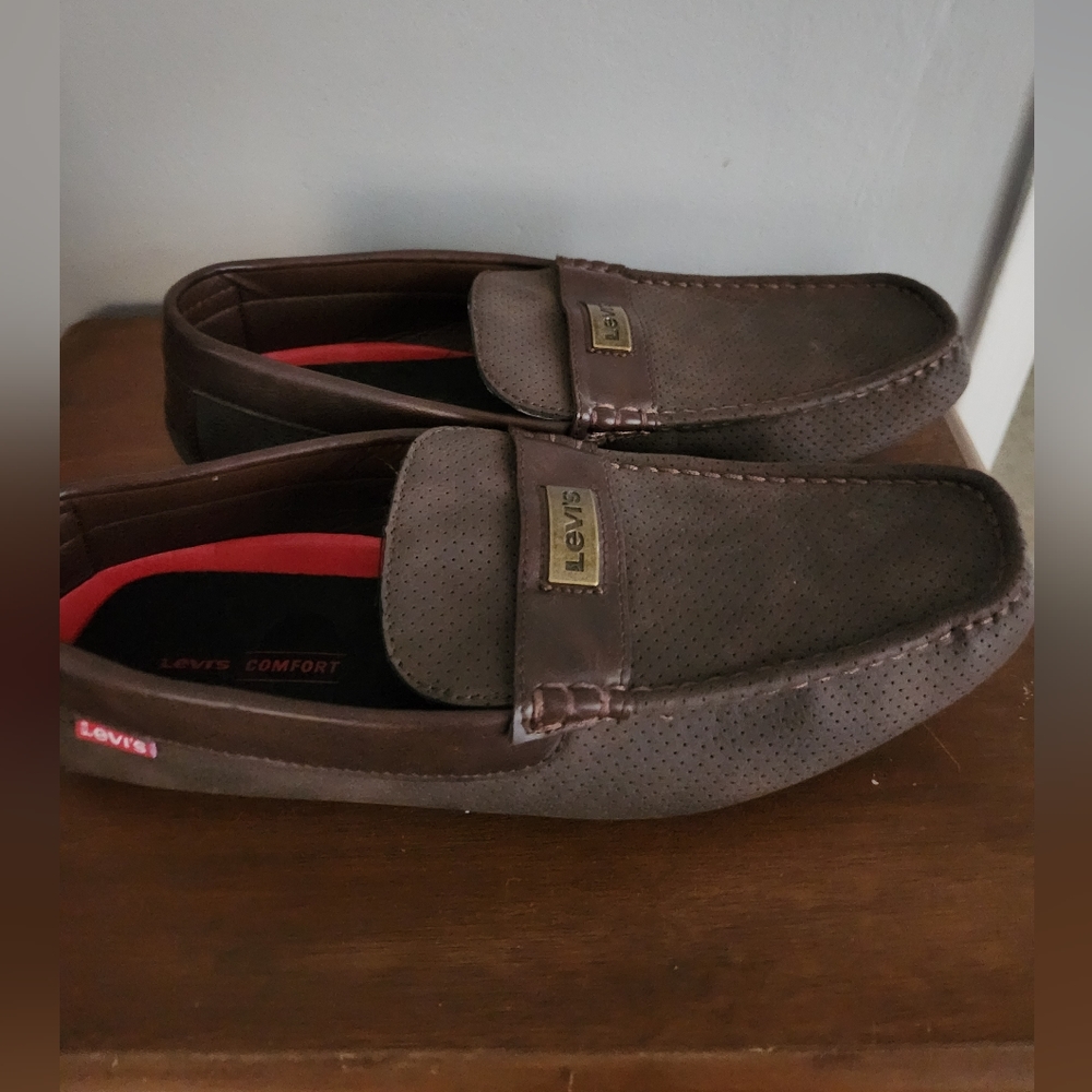 LEVIS Brown Loafers Mens Size 13 New